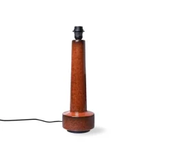 Base pour lampe, Retro Stoneware, rouge, Ø15cm, H48cm - HK Living