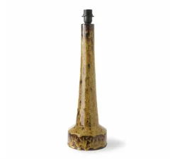 Base pour lampe, Retro Stoneware, moutarde, Ø17cm, H62cm - HK Living