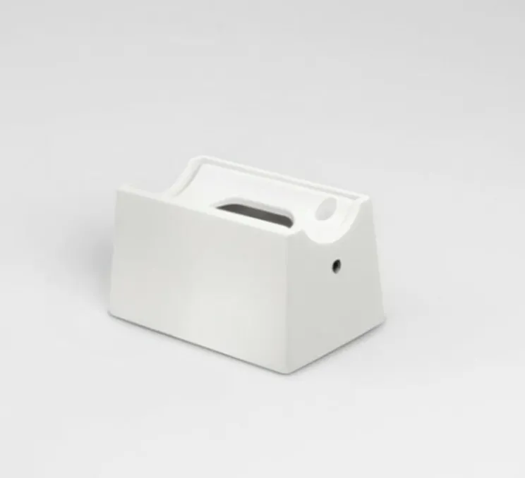 Base simple blanche, Applique murale S14d, pour Lampe tubulaire - NEDGIS