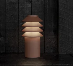 Borne, Bysted Garden courte, Corten, IP65, LED, 2700K, lm, Ø13,2cm, H25,4cm - Louis Poulsen