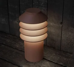 Borne, Bysted Garden courte, Corten, IP65, LED, 2700K, lm, Ø13,2cm, H25,4cm - Louis Poulsen