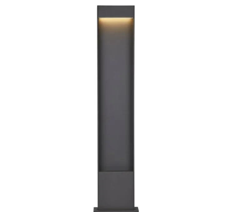 Borne, Flatt 100, anthracite, IP65, LED, 3000-4000 K, 400 lm, L18cm, H100cm - SLV