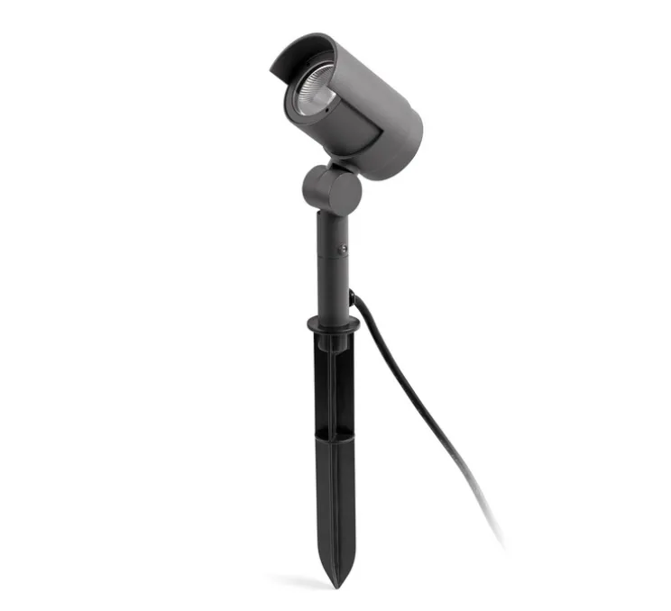 Borne, Foc, gris, LED, L10cm, H46cm, IP65, 36° - Faro