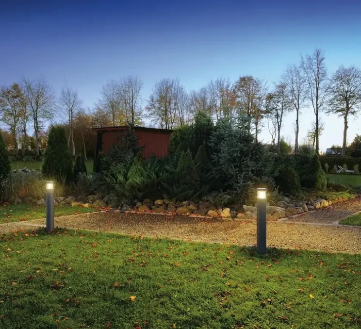 Borne, F-POL, anthracite, IP54, Ø12cm, H86cm - SLV