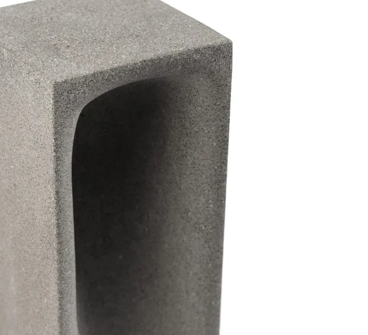 Borne, Grot 700, béton, IP55, LED, 2700K, 77 lm, L15,8cm, H70cm - Faro