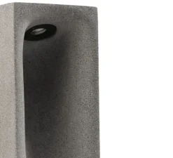 Borne, Grot 700, béton, IP55, LED, 2700K, 77 lm, L15,8cm, H70cm - Faro