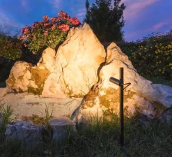 Borne, Helia Slim, noir, IP65, LED, 3000K, 450 lm, L12cm, H60cm - SLV