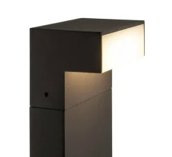 Borne, L-Line Out 80, anthracite, IP65, LED, 3000-4000K, 490 lm, L15cm, H80cm - SLV