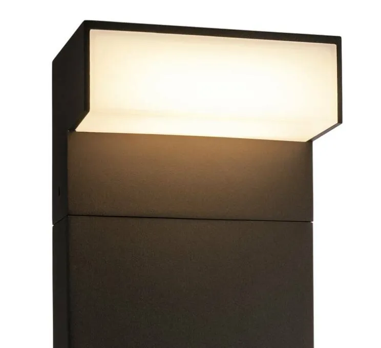 Borne, L-Line Out 80, anthracite, IP65, LED, 3000-4000K, 490 lm, L15cm, H80cm - SLV