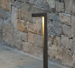 Borne, Mini Mini, à piquer, browntech, IP65, LED, 2700K, 100 lm, L10cm, H55cm - Inverlight