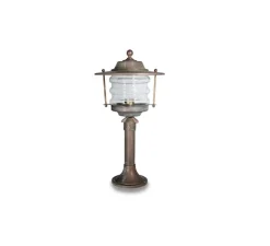 Borne, Onda 2074, Laiton vieilli, IP43, Ø26cm, H51cm - Moretti Luce