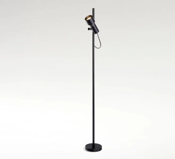 Borne, Palosanto B 5/83, noir, IP65, LED, dim, 2700K, Ø5,2cm, H83cm - Marset