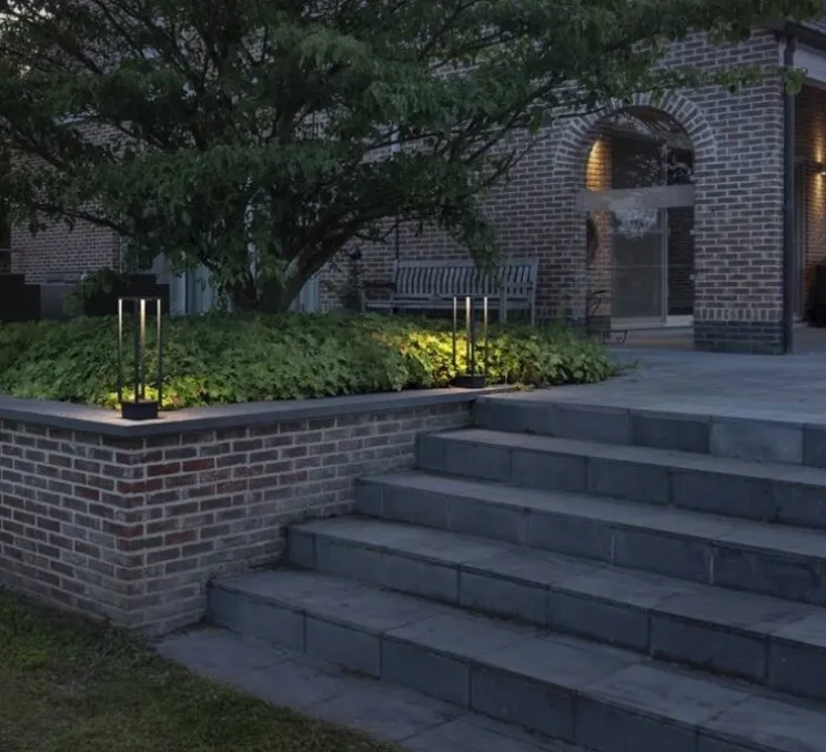 Borne, Quadrulo, anthracite, IP55, LED, 3000K, 340 lm, L14cm, H53cm - SLV