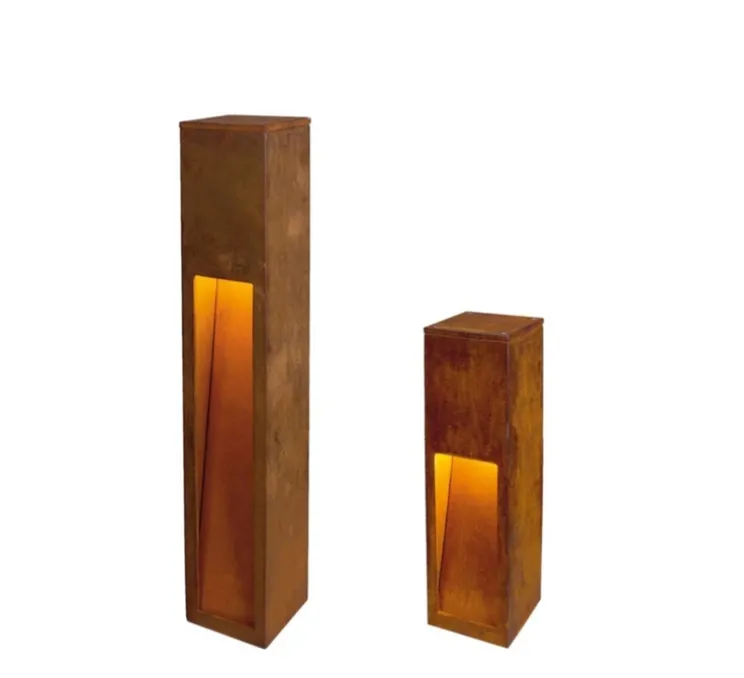 Borne, RUSTY® SLOT 50, rouille, IP44, Ø12cm, H50cm - SLV