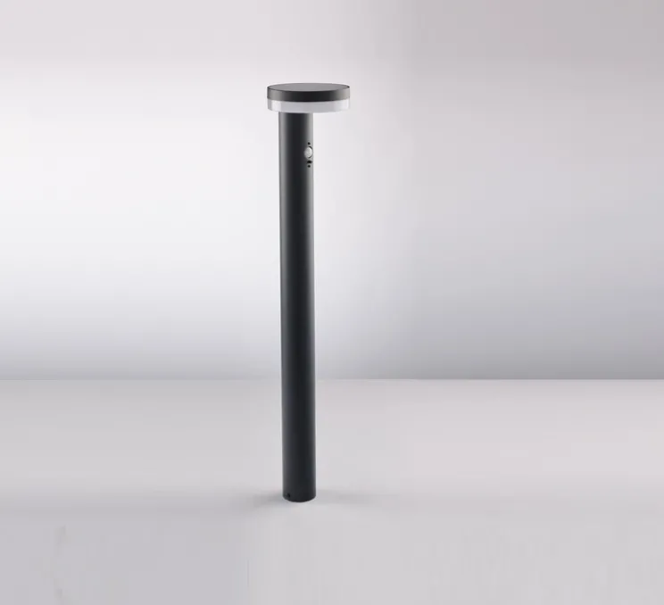 Borne solaire, Enya, anthracite, IP44, LED, 4000K, 600 lm, Ø15,5cm, H80cm - Nedgis