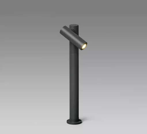 Borne, Spy 435, gris foncé, IP65, LED, 3000K, 395 lm, L4cm, H43,5cm - Faro