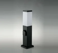 Borne, Station, gris, IP44, Ø12cm, H45cm - Nedgis