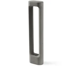 Borne, Totem 611, gris, IP55, LED, 3000K, 370 lm, L15cm, H61,1cm - Faro