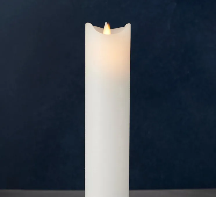 Bougie, Led, Baladeuse, Sara Exclusive, blanc, Ø5cm, H25cm - Sirius
