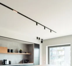 Composition, Rail, Pista, spots Medard et Pista, noir, LED, dim, 2700K, 2681 lm, L300cm, H2,1cm - Modular