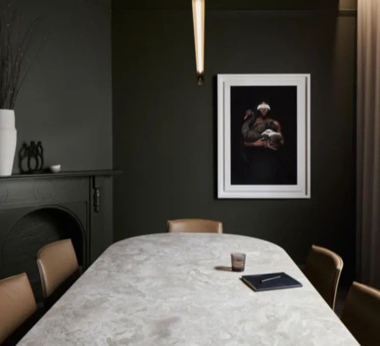 Composition, Suspension, SLD50 Naked, noir, LED, dim, 2700K, 2000 lm, L182,4cm, H8cm - Modular