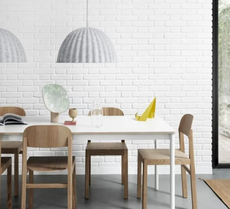 Grande suspension, acoustique, Under the Bell, blanc, Ø82cm, H46cm - Muuto
