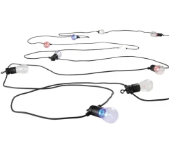 Guirlande lumineuse, Connectée CCT + RGB, transparent, noir, IP65, LED, dim, 400 lm, L10m - Nedgis
