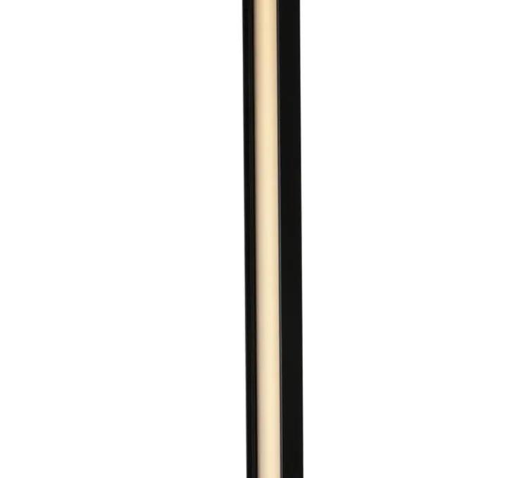 Lampadaire, Lineal, noir, LED, 2700K, 2000 lm, Øcm, H180cm - Carpyen