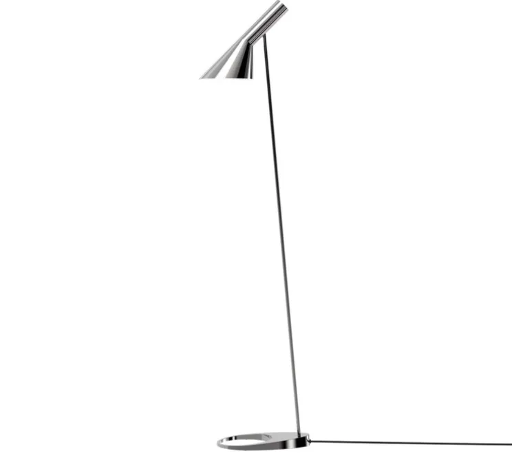 Lampadaire, AJ, acier inoxydable, L32,5cm, H130cm - Louis Poulsen