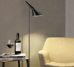 Lampadaire, AJ, noir, L27,5cm, H130cm - Louis Poulsen