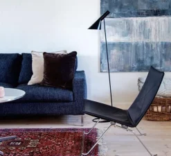 Lampadaire, AJ, noir, L27,5cm, H130cm - Louis Poulsen