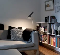 Lampadaire, AJ, noir, L27,5cm, H130cm - Louis Poulsen