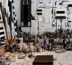 Lampadaire, AJ, noir, L27,5cm, H130cm - Louis Poulsen