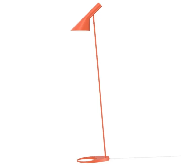 Lampadaire, AJ, orange, L27,5cm, H130cm - Louis Poulsen