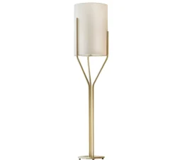 Lampadaire, Arborescence XL, Blanc et laiton, Ø40cm, H180cm - CVL