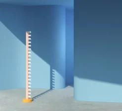 Lampadaire, Array, blanc, jaune, rose, LED, 2700K, lm, Ø20cm, H140cm - Atelier Areti