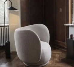 Lampadaire, Arum, noir, L25,6cm, H136cm - Ferm living