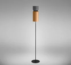 Lampadaire, Aspen, F17, gris, mangue, H170cm - B-LUX