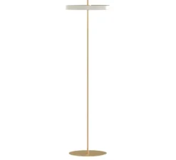 Lampadaire, Asteria Floor, blanc, LED, 3000K, 1100lm, Ø43cm, H150cm - Umage