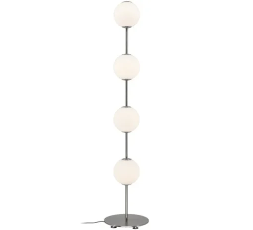 Lampadaire, Audrey, acier, LED, dim, 2700K, 1740 lm, Ø26cm, H127,6cm - Umage