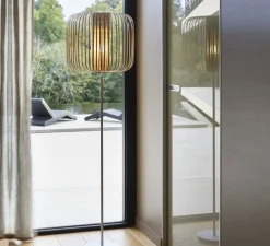 Lampadaire, Bamboo Light, blanc, Ø45cm, H150cm - Forestier