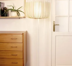 Lampadaire, Bamboo Light, blanc, Ø45cm, H150cm - Forestier