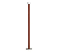 Lampadaire, Bellhop, rouge brique, LED, 2700K, 1023lm, Ø26cm, H178cm - Flos