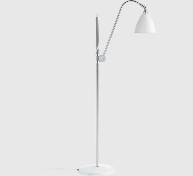 Lampadaire, Best-Lite BL3 small, blanc, Ø28cm, H113-152cm - Gubi