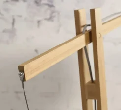 Lampadaire, Bhutan, naturel, L50cm, H207cm - Good&Mojo