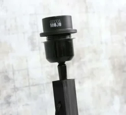 Lampadaire, Bhutan S, naturel, noir, L20cm, H135cm - Good&Mojo