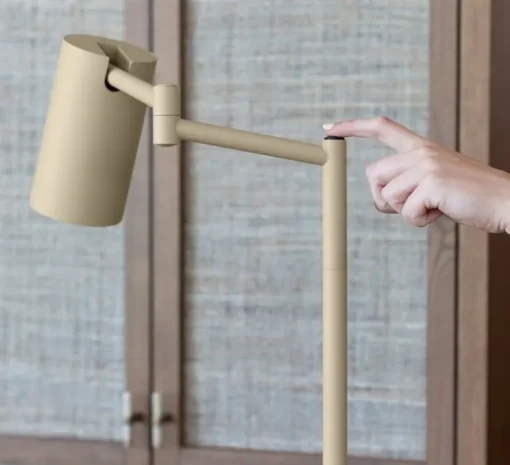 Lampadaire, Bilbao, beige, L53cm, H154cm - It's about Romi