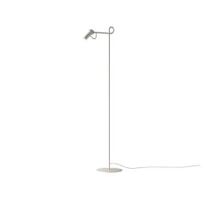 Lampadaire, Bird, blanc, LED, dim, 2700K, 660 lm, L23cm, H126cm - KDLN