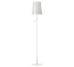 Lampadaire, Birdie Lettura, blanc, Ø25cm, H150cm - Foscarini