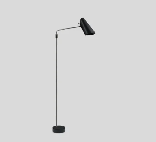 Lampadaire, Birdy Swing, noir, métal, L50cm, H133cm - Northern